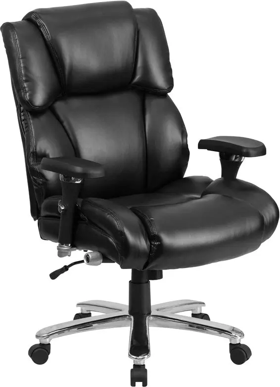 Flash Furniture GO-2149-LEA-GG Hercules Series, Black Leather Executiv Super Sale