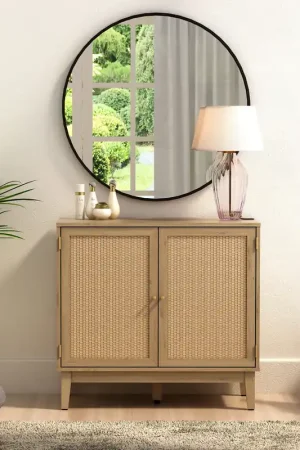 Fresh Stock Bodrum 31" Tall - 2 Door Accent Cabinet By Anderson Teak
