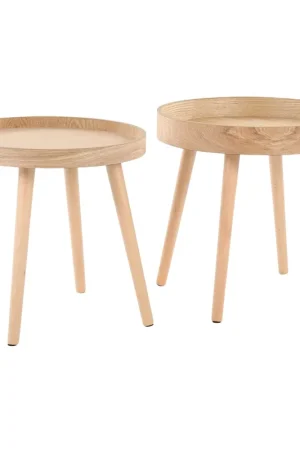 Authentic Pebble Side Table Set By LumiSource