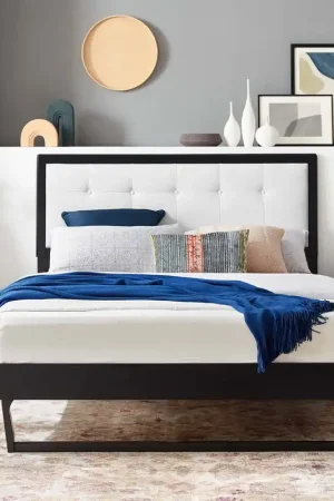Willow Twin Wood Platform Bed With Angular Frame By Modway - MOD-6636 Super Sale