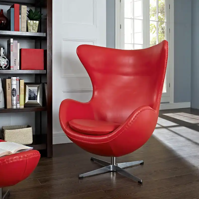 Glove Leather Lounge Chair By Modway - EEI-528 Price Cut