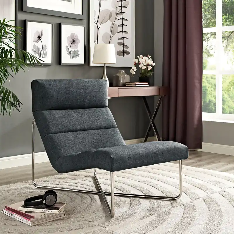 Hassle-Free Returns Reach Upholstered Fabric Lounge Chair By Modway - EEI-2081