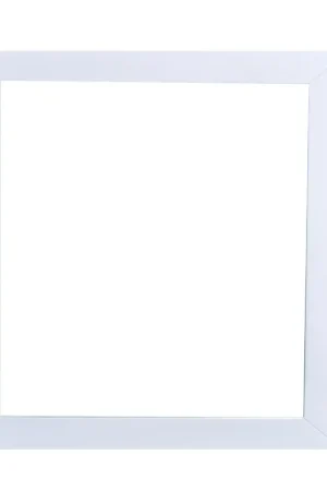 Eviva 30” x 30” New York Wall-Mounted Bathroom Mirror With White Full Frame In Demand