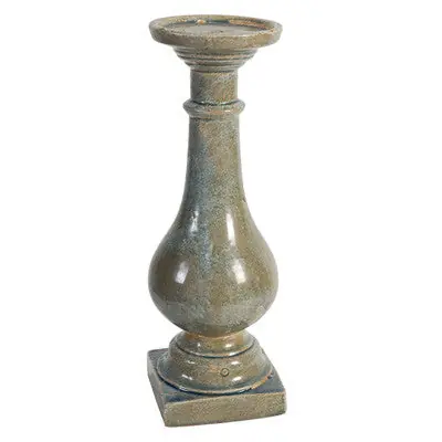 Budget A&B Home Darcy Pillar Candle Holder- Set Of 2