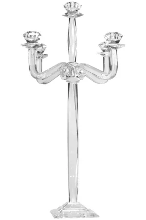 A&B Home Obelix Crystal 5-Candle Candelabra - Set Of 2 Save Now