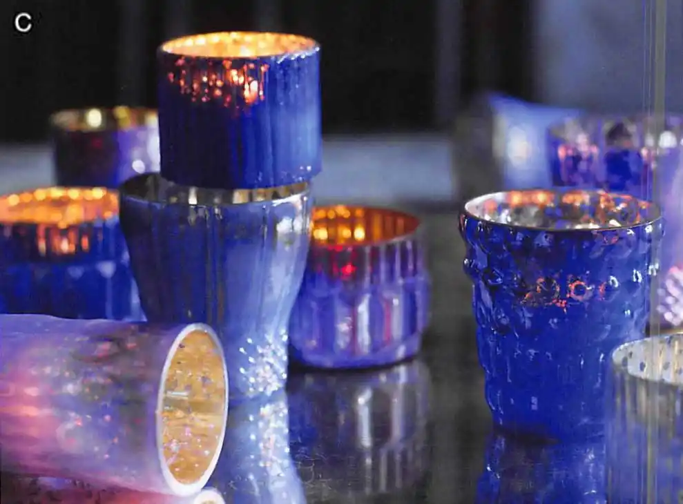Mercury Shimmering Tealight Holders Limited Offer