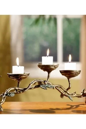 Bird & Branch Candelabra By SPI Home - 7in Height Direct From Manufacturer