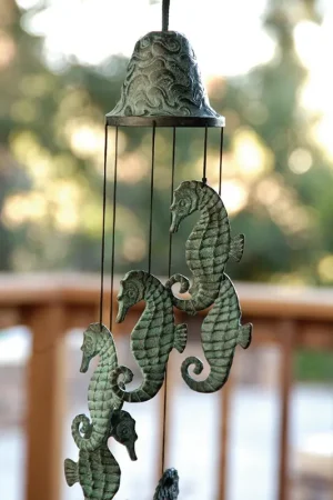 Seahorse Wind Chime By SPI Home - 18in Height Flash Sale