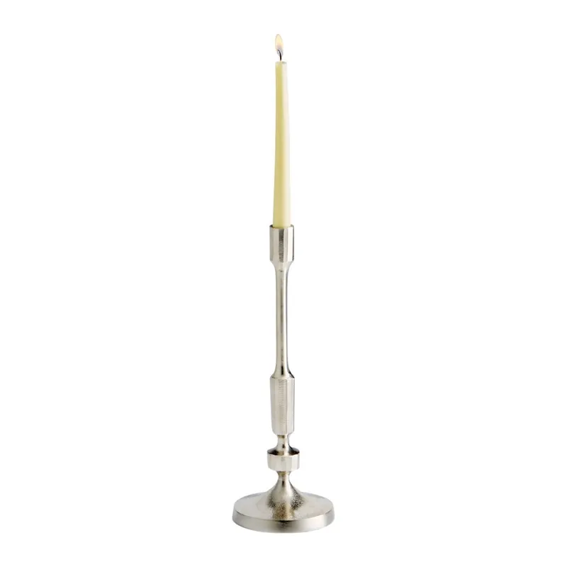 Sm Cambria Candleholder - Silver-Grey-Smoke Worldwide Shipping