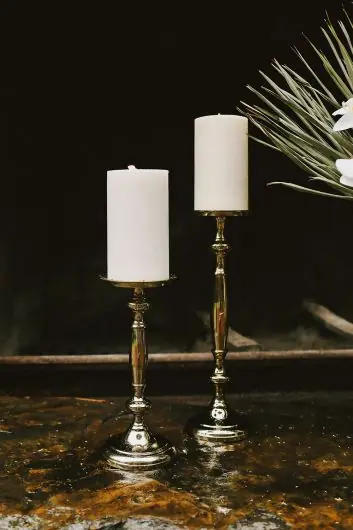 Cathedral Candleholder Set Of 2 By Accent Decor - 2 Sizes - Gold - Metal - 73215 - 73216 Special Offer