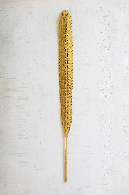 Woven Lekur Leaf- Goldenrod - Goldenrod Direct From Factory