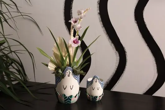 Zaia Pot Set Of 3 By Accent Decor - 2 Sizes - White - Ceramic - 53660 - 53661 In Demand