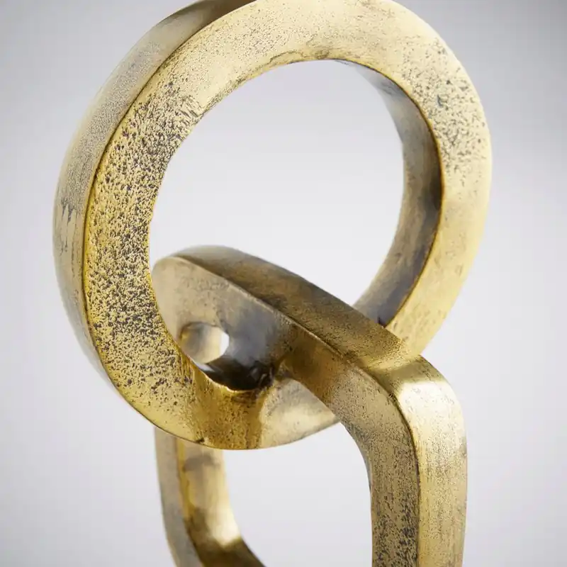 Hot Deal Accession Sculpture - Gold-Amber