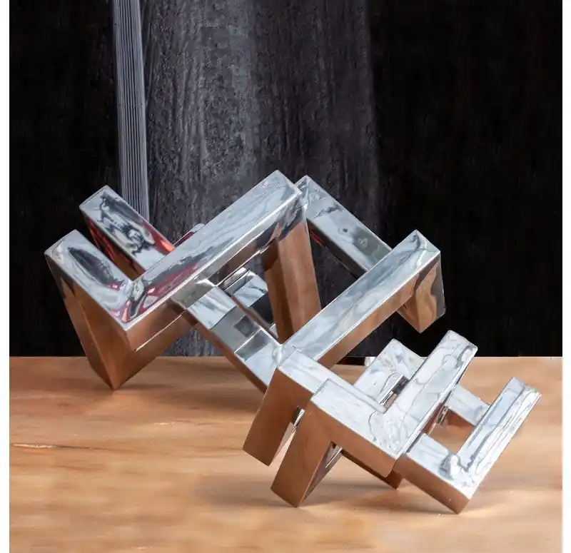 Gold Leaf Design Group Puzzle Sculpture Price Cut