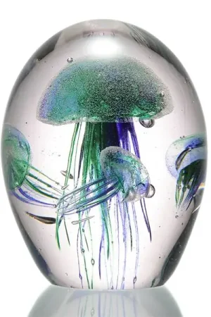 AG Green and Blue Jellyfish Qu By SPI Home - 6.5in Height Wholesale