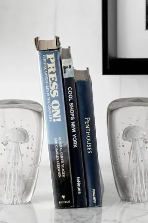 AG Jellyfish Wedge Bookends (g By SPI Home - 6in Height Mega Sale