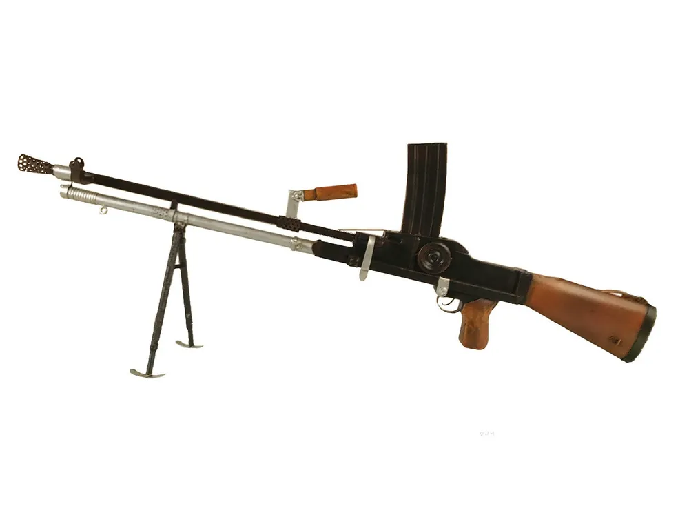 Authentic c1926 ZB-26 Czech Light Machine Gun Sculpture By Homeroots
