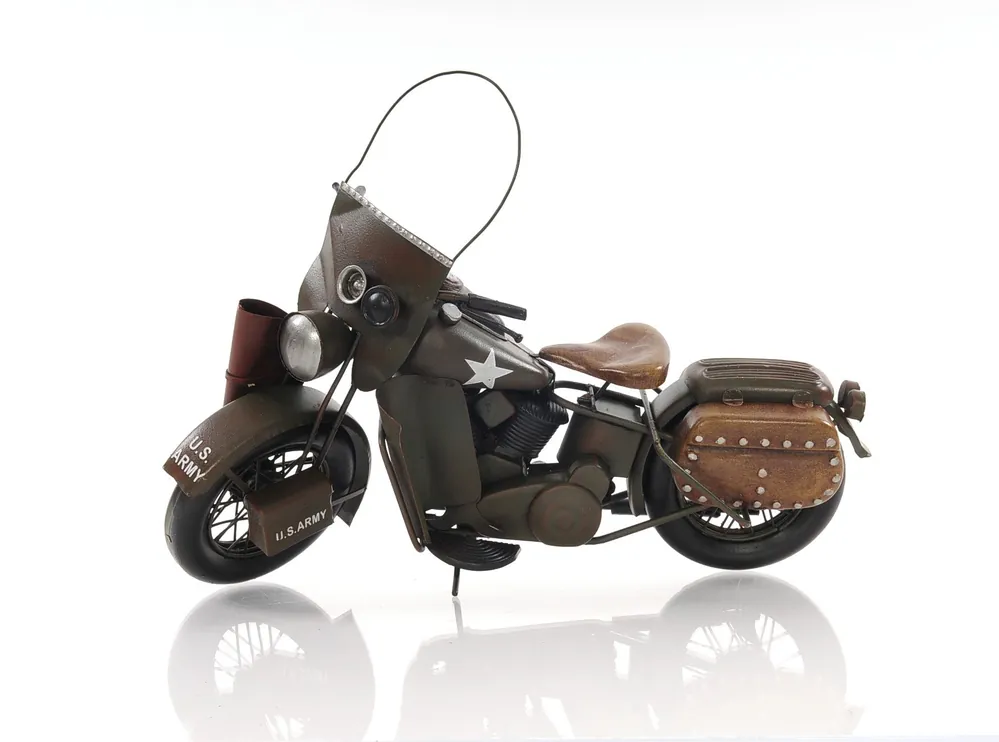 In Demand c1942 WLA Harley Davidson Sculpture By Homeroots