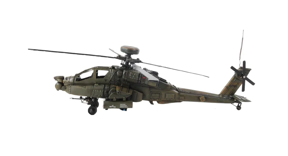 Viral Ah-64 Apache Helicopter Sculpture By Homeroots
