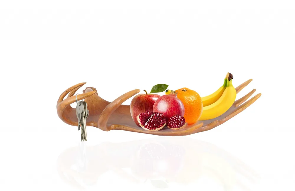 Deer Antler Tray By Homeroots Exclusive