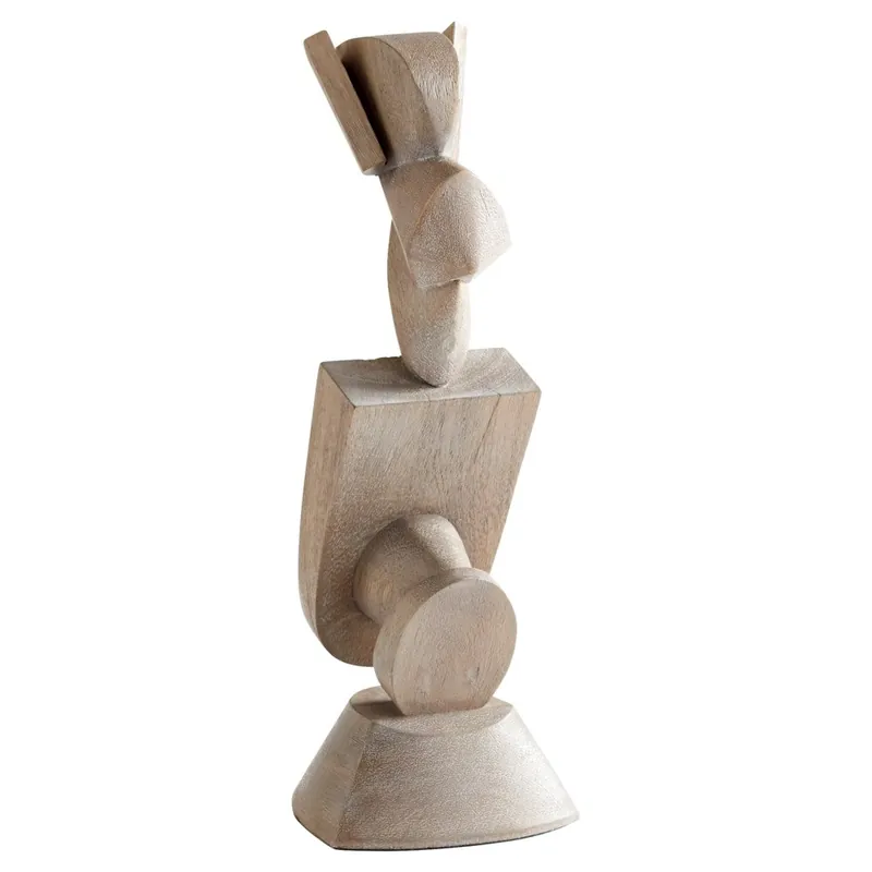 Discount Sm. Protector Sculpture - Silver-Grey-Smoke