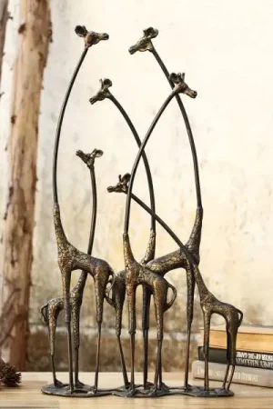 Towering Giraffe Herd By SPI Home - 28in Height Instant Buy