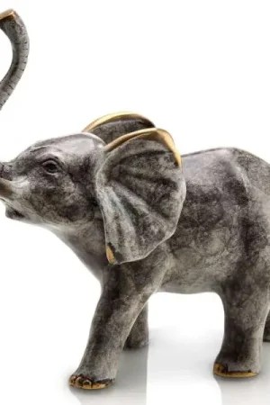 Bellowing Elephant By SPI Home - 8in Height Save Now