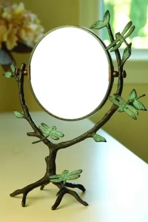 Big Sale Dragonfly on Branch Mirror By SPI Home - 15in Height