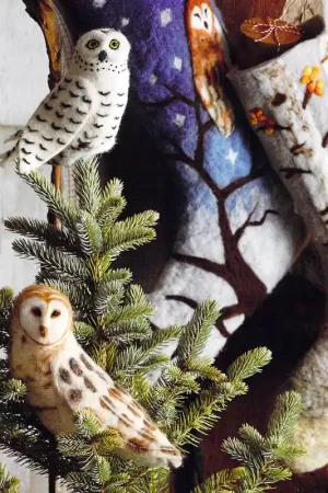 Hot Picks Roost Owl Tree Toppers - Set/2