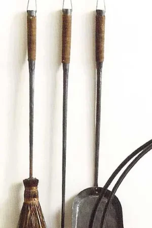 Buy Online Roost Forged Iron Fireplace Tools with Hooks
