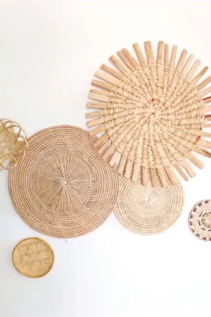 Exclusive Nut Wa Dee - Rattan, Bamboo, Sea Grass, And Banana (Set Of 6) By Thaih