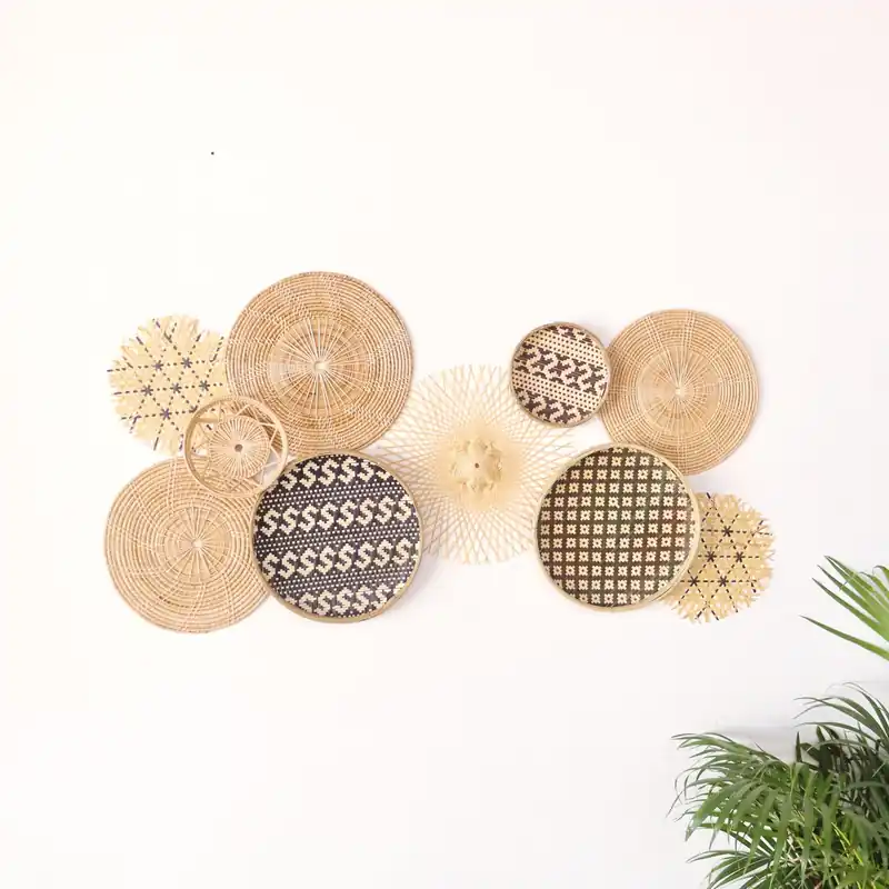 Pu Yi Sa - Bamboo And Rattan Wall Art Decor By Thaihome Shop Now