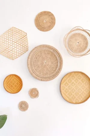 Worapon - Wall Hanging Decor Set Of 8 By Thaihome Free Delivery
