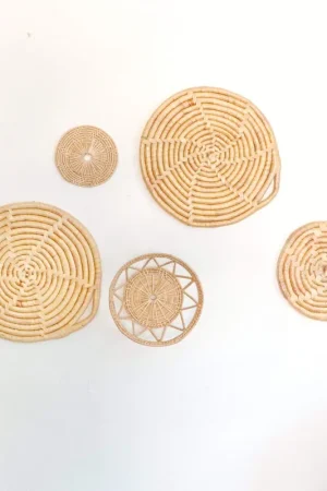 Reduced Price Sa Wan Na - Wall Hanging Decor Set Of 5 By Thaihome