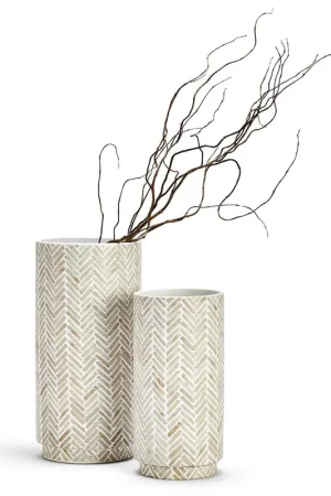 Patterns Cylinder Vase Set Of 4 By Tozai Home Final Sale