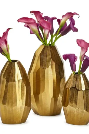 Latest Hand Etched Vase Set Of 6 By Tozai Home