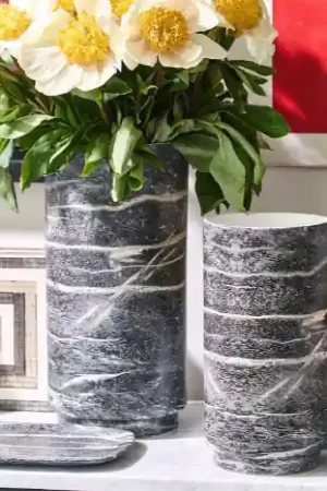 Faux Wood Vase Set Of 4 By Tozai Home Top Rated