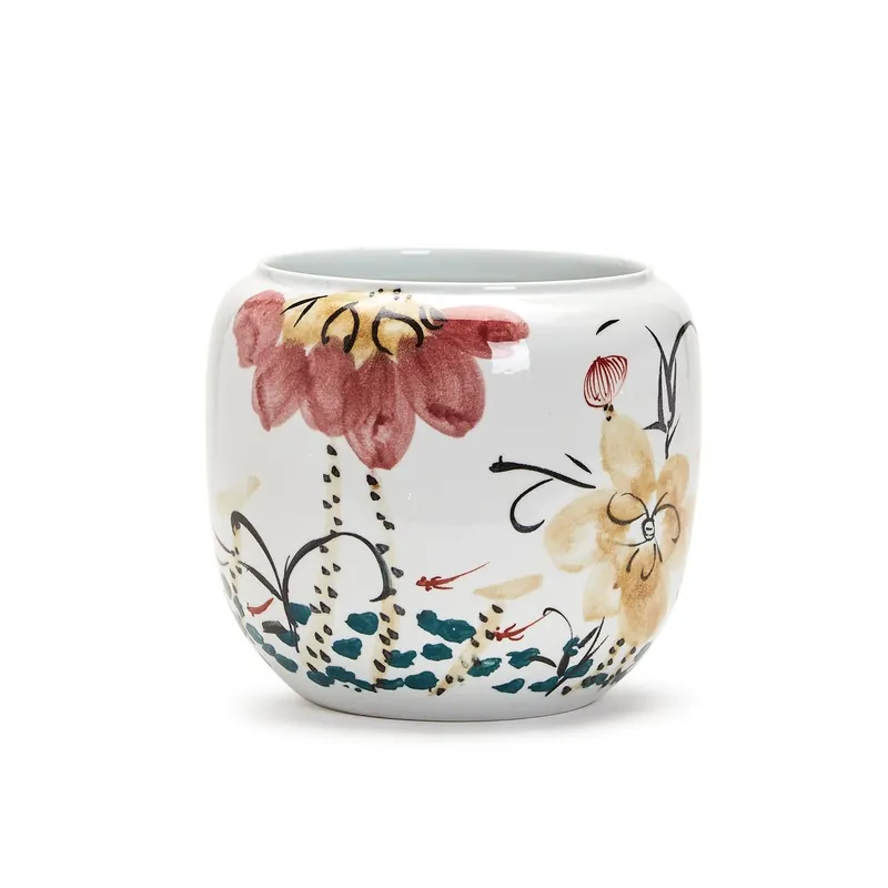 Japanese Flower Blossoms Planter Set Of 2 By Tozai Home Fan Favorite