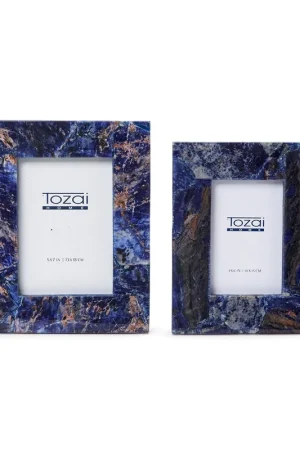 Seasonal Sale Sodalite Photo Frame Set Of 4 By Tozai Home