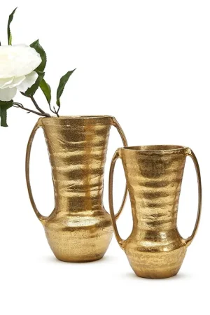 Bargain Golden Vase Set Of 4 By Tozai Home