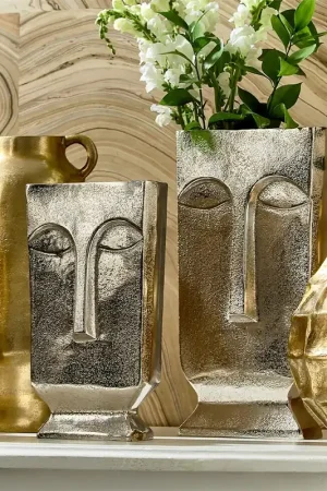 Best Choice Silver Face Vase Set Of 4 By Tozai Home