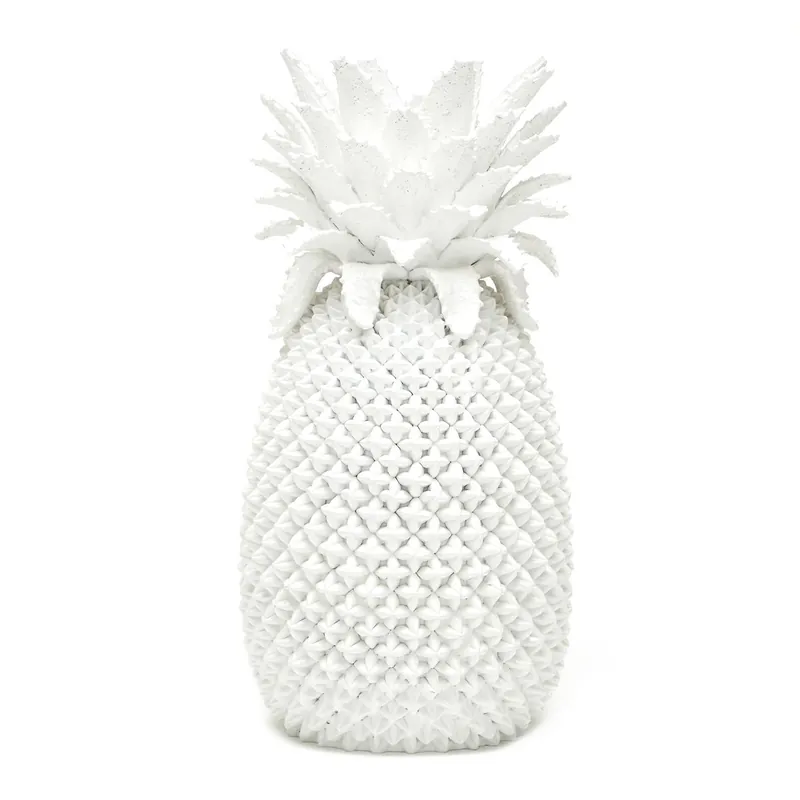 Special Offer White Pineapple Decorative Vase Set Of 2 By Tozai Home