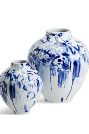 Canvas Abstract Vase Set Of 2 By Tozai Home Money Back Guarantee