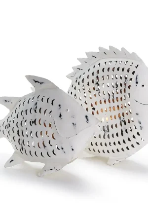 Certified Fish Sculptures Set Of 2 By Tozai Home