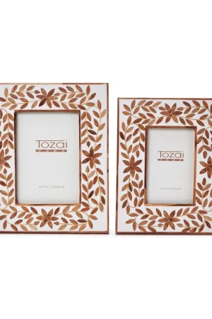 Tea Leaves Photo Frame Set Of 6 By Tozai Home Discount