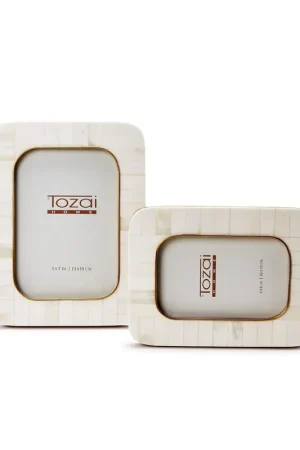 Mosaic Round Edge Photo Frame Set Of 6 By Tozai Home Free Delivery