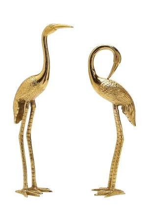 Crane Sculpture Set Of 4 By Tozai Home Free Delivery