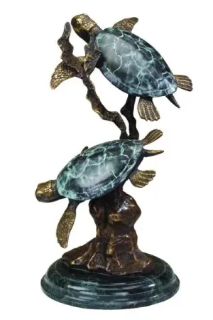 Best Price Large Sea Turtle Duet By SPI Home - 15in Height