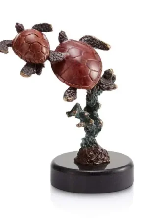Weekend Sale Reef Explorers (Double Turtles By SPI Home - 5.5in Height