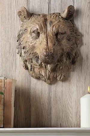 Trending Bear Head Wall Hanging By SPI Home - 13.5in Height